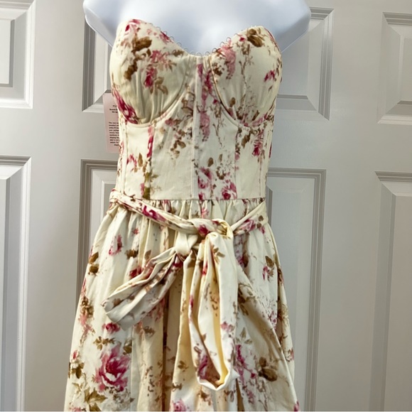 V. Chapman x Anthropologie Valentina English Rose Dress size 14 - Picture 6 of 10